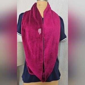 The North Face Fleece Dark Pink Scarf